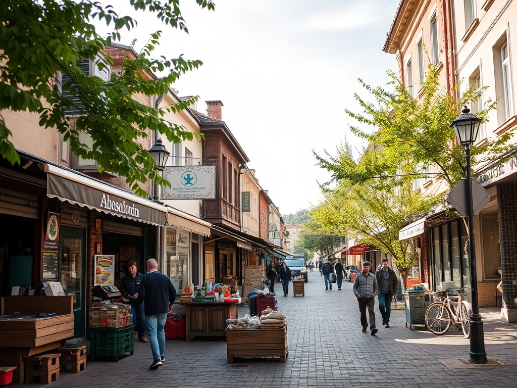 Logo Będzina z elementami symbolizującymi rozwój i fundusze unijne, nawiązujące do 82 mln zł z KPO