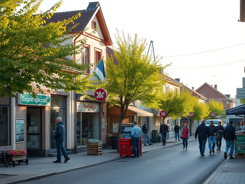 Herb Będzina i symbol KPO, ilustrujące pozyskanie 82 mln zł z funduszy na rozwój miasta