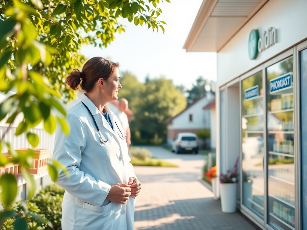 Ilustracja symbolizująca kolejki do specjalistów w Będzinie, z naciskiem na długi czas oczekiwania do kardiologa.