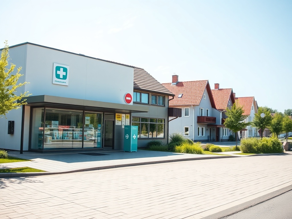 Ilustracja symbolizująca kolejki do lekarzy specjalistów w Będzinie, z naciskiem na psychiatrę i okulistę.